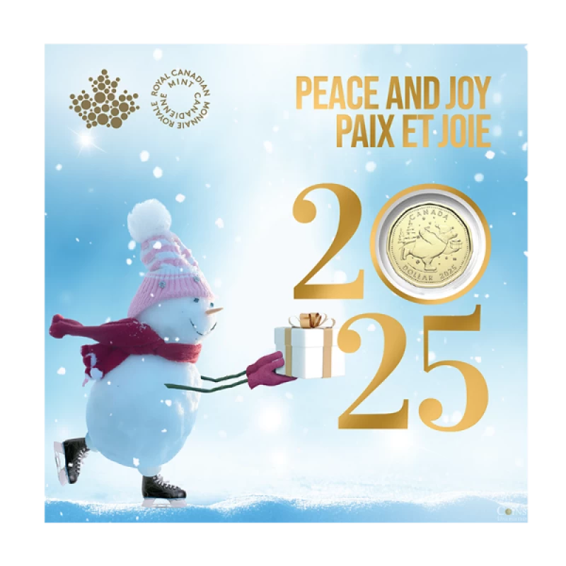2025 Canada 5-Coin Holiday Gift Set ft Special Loonie Dollar